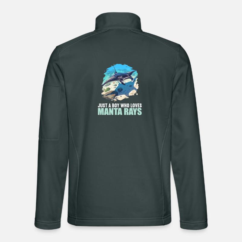Rays Manta Rays Unisex Softshell Jacket