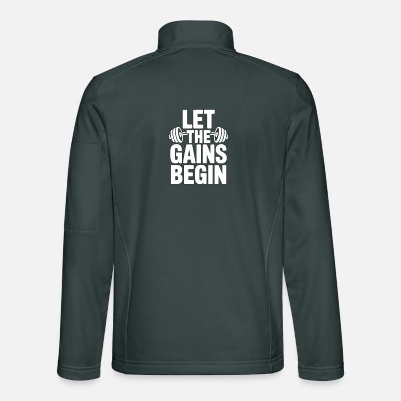 Que les gains commencent Veste en tissu softshell Unisexe