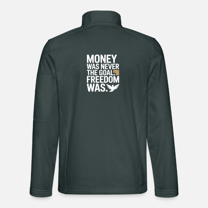 Objectif financier Esprit de liberté Entrepreneur Liberté Veste en tissu softshell Unisexe