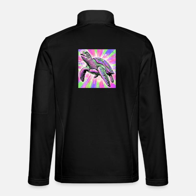 turtle - Unisex Softshell Jacket - black