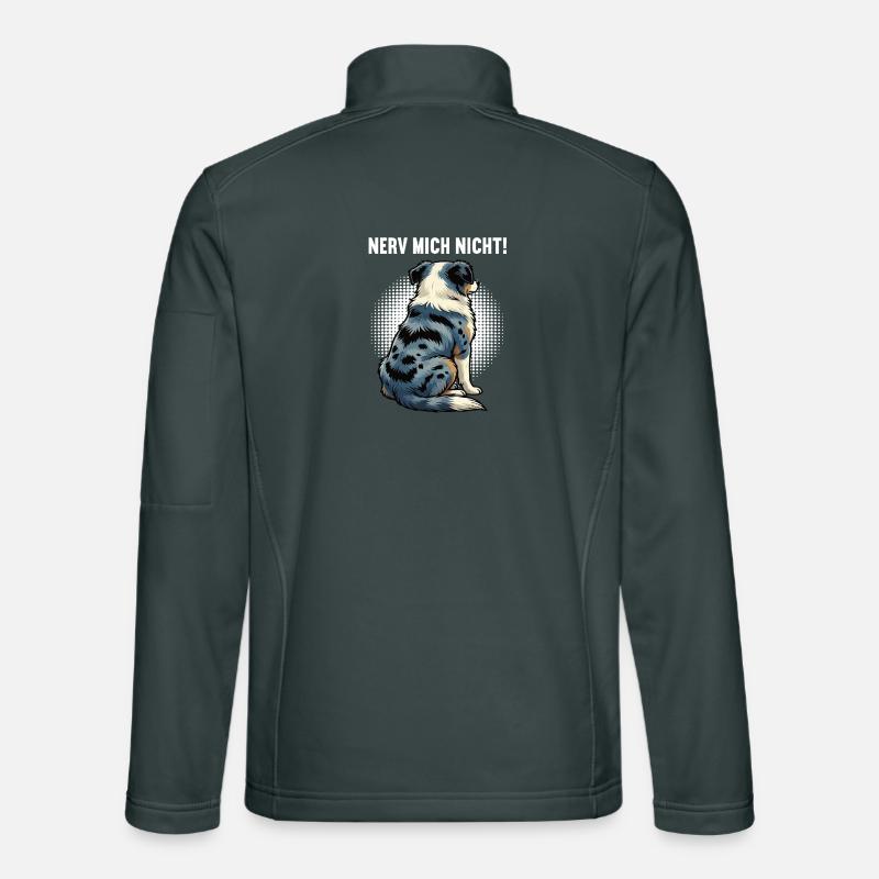 Nerv Mich Nicht Australian Shepherd Aussie Aussies Unisex Softshelljacke
