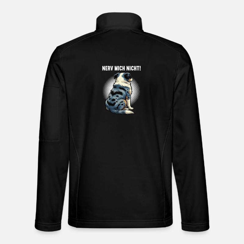 Nerv Mich Nicht Australian Shepherd Aussie Aussies Unisex Softshelljacke