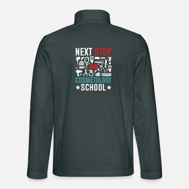 Next stop: Cosmetics School Unisex Softshell Jacket