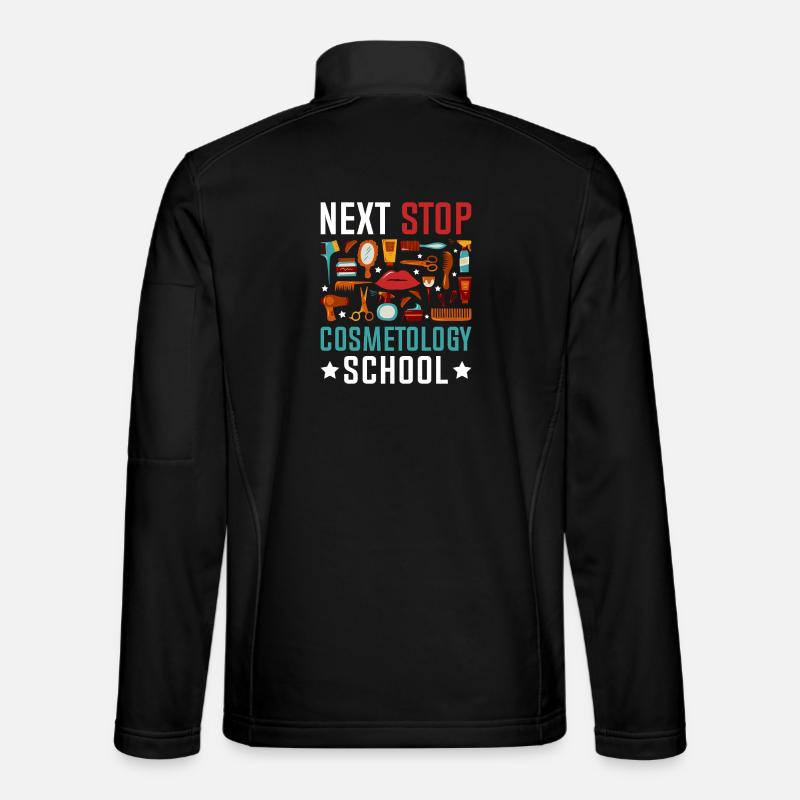 Next Stop Cosmetology School - Unisex Softshelljacke - Schwarz