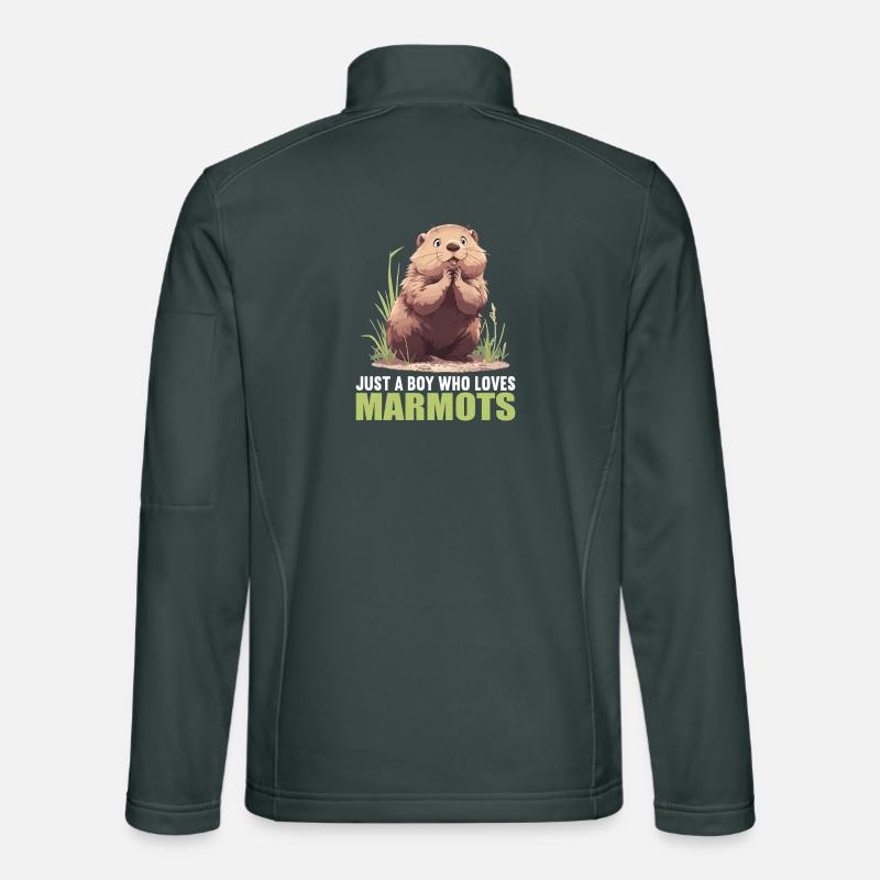 Murmeltiere Murmeltier Unisex Softshelljacke