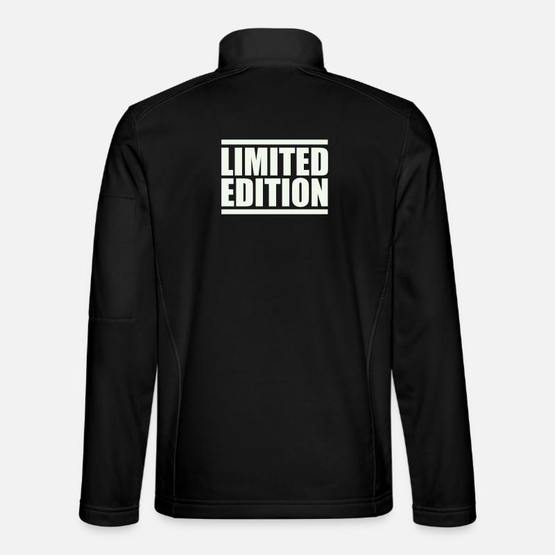 Édition limitée en majuscules - Veste en tissu softshell Unisexe - noir