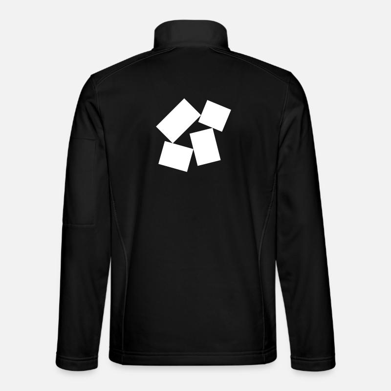 bold squares composition Unisex Softshell Jacket