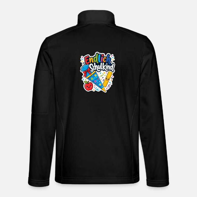 Schulkind 2026 Einschulung 2026 Schulanfang - Unisex Softshelljacke - Schwarz