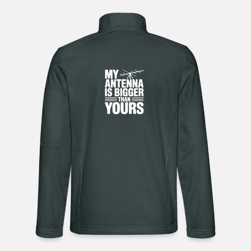 Mon antenne est plus grande que la tienne Veste en tissu softshell Unisexe