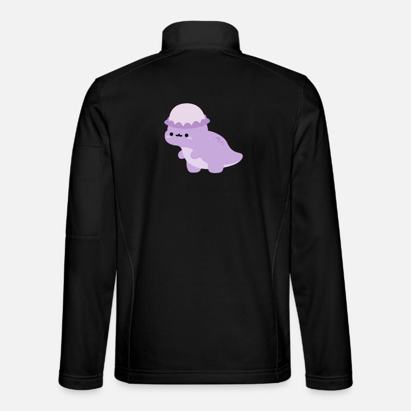 Pachycephalosaurus Dolly - Unisex Softshelljacke - Schwarz