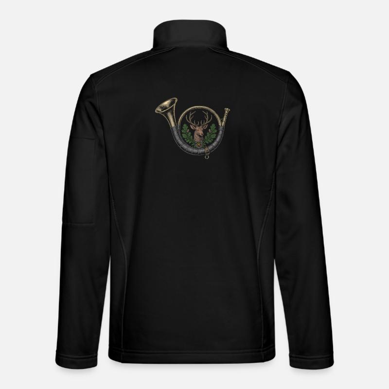 bugle - Unisex Softshell Jacket - black