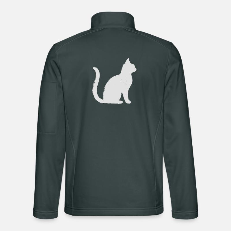 Chat Veste en tissu softshell Unisexe