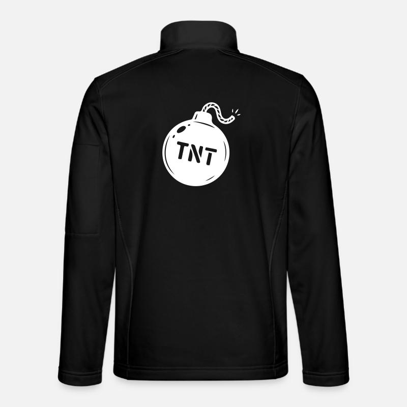 Symbole TNT de la bombe Veste en tissu softshell Unisexe