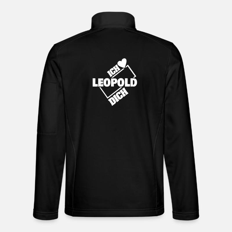 Liebe Leopold - Unisex Softshelljacke - Schwarz