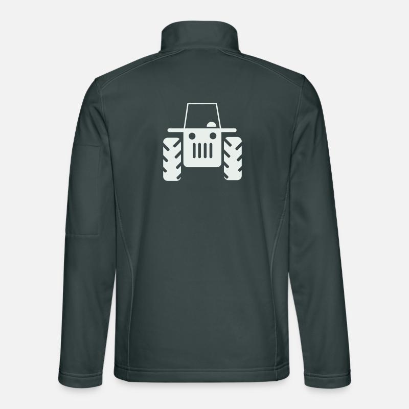 Retro Traktor  Unisex Softshelljacke