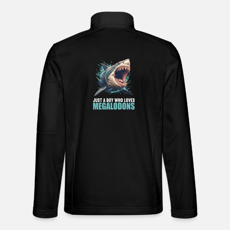 Megalodons Megalodon - Unisex Softshelljacke - Schwarz