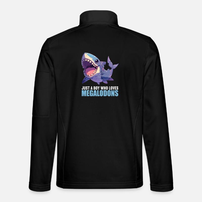 Megalodons Megalodon - Unisex Softshelljacke - Schwarz