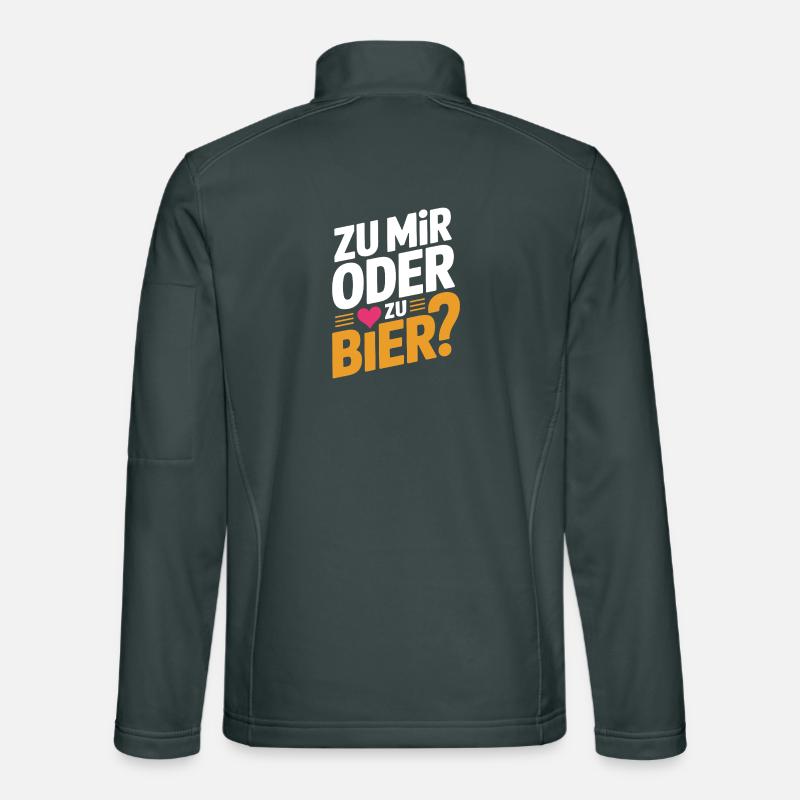 Bier Zu Mir Oder Zu Bier Flirt Single Party Malle Unisex Softshelljacke