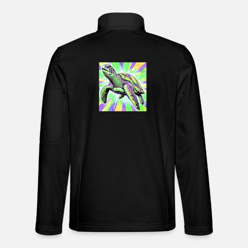 Schildkröte - Unisex Softshelljacke - Schwarz