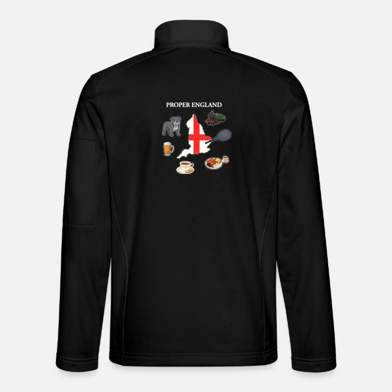 ENGLISH AURA - Unisex Softshell Jacket - black