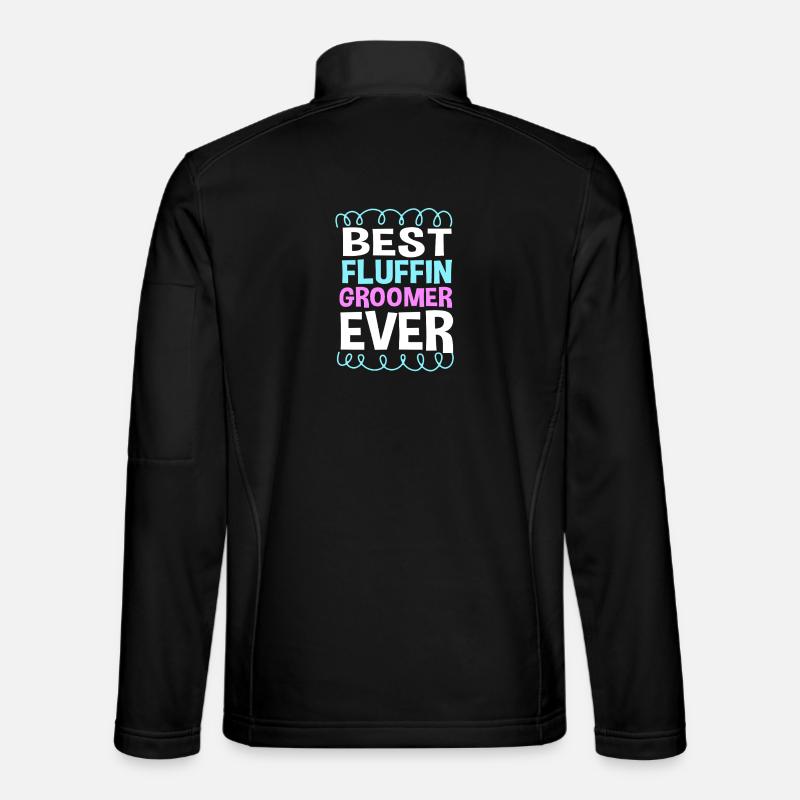 Hundefriseur - Unisex Softshelljacke - Schwarz