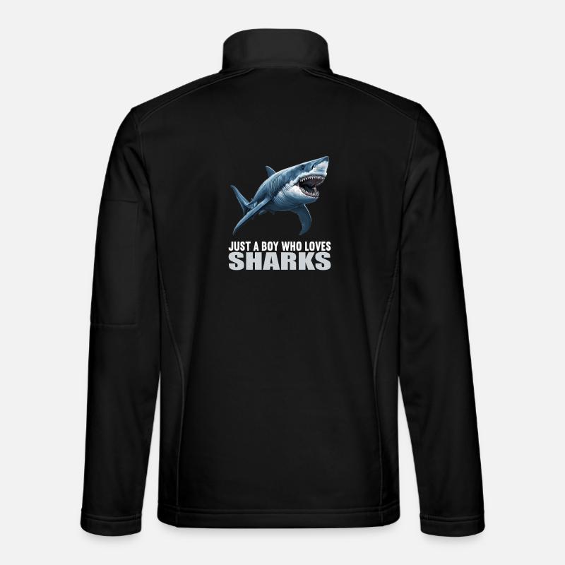 Sharks Shark - Unisex Softshell Jacket - black