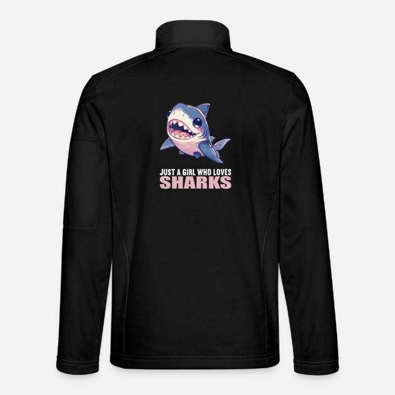 Haie Hai - Unisex Softshelljacke - Schwarz