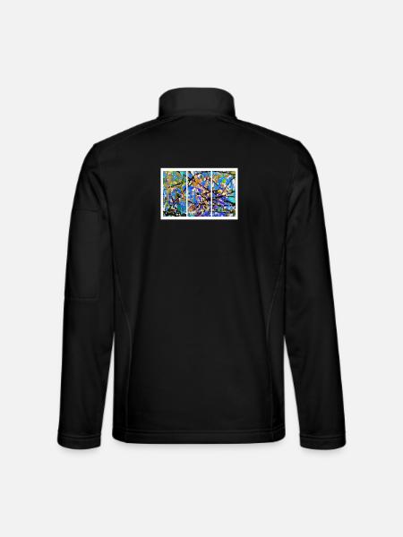jshrsojujs - Veste en tissu softshell Unisexe - noir