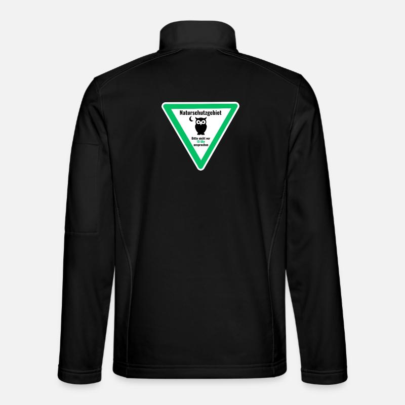 Nachteule Bitte nicht vor 10 Uhr ansprechen Unisex Softshelljacke