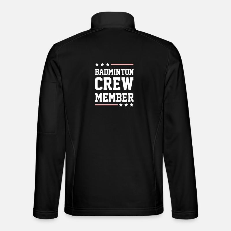 Badminton Crew - Unisex Softshell Jacket - black