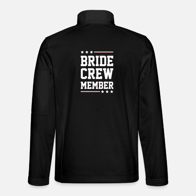 Bride Crew - Unisex Softshelljacke - Schwarz