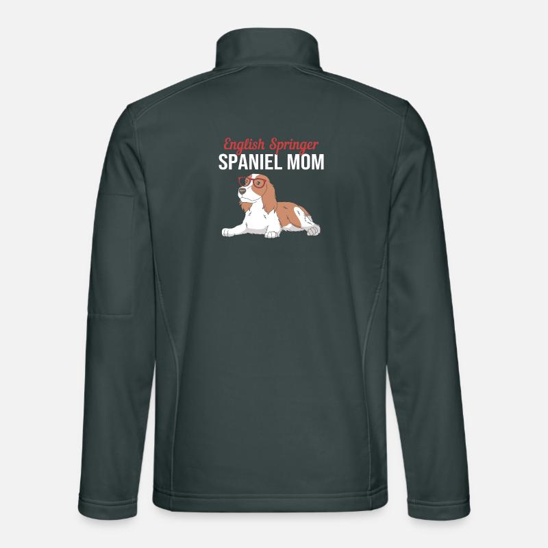 Springer Spaniel Hund Unisex Softshelljacke