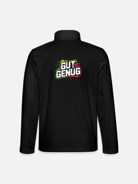 Assez bon amour de soi, je suis assez bon pour l’estime de moi - Veste en tissu softshell Unisexe - noir - Dos
