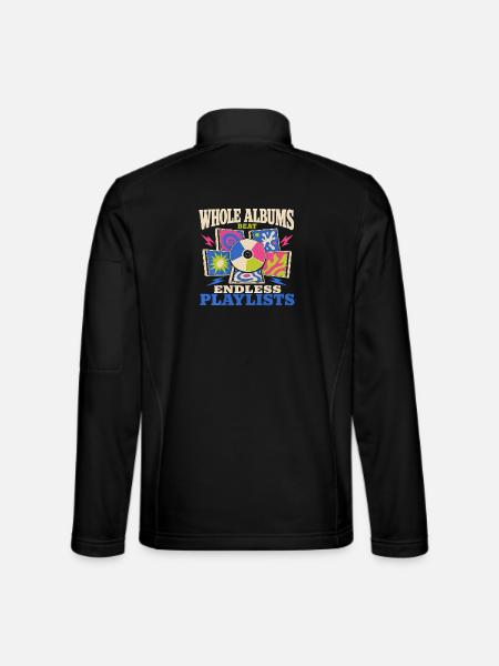 Cd-sammler Kompaktplatte Physisches Medium - Unisex Softshelljacke - Schwarz