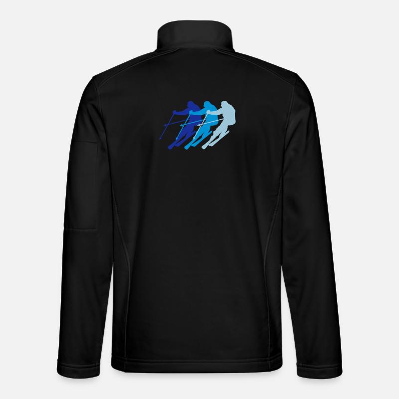 ski - Unisex Softshell Jacket - black