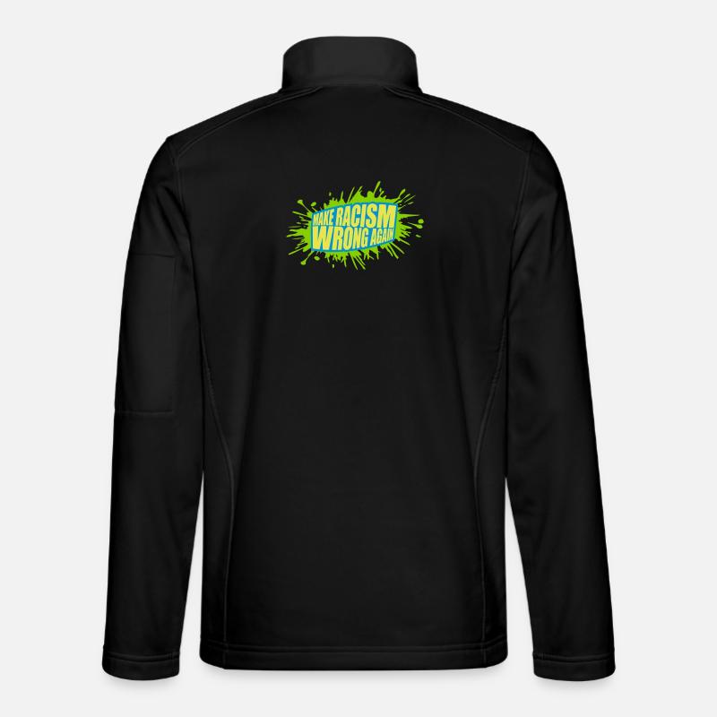 make racism wrong again Unisex Softshell Jacket