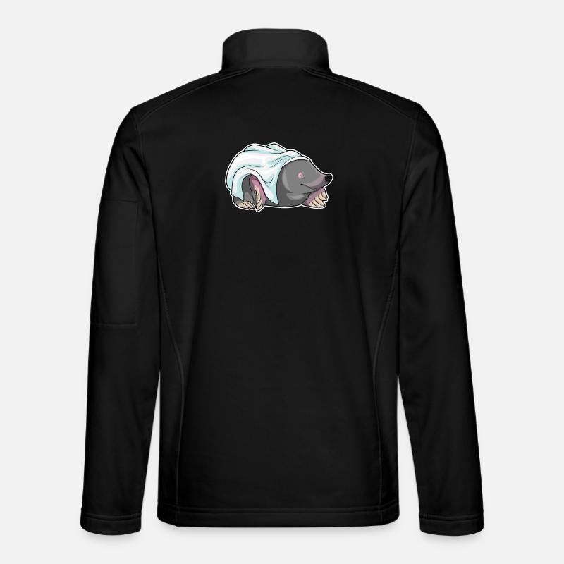Maulwurf Braut Hochzeit - Unisex Softshelljacke - Schwarz