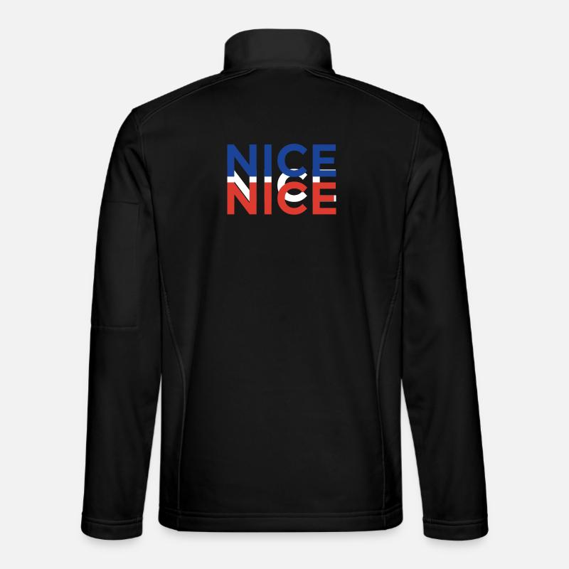 Nizza Andenken  - Unisex Softshelljacke - Schwarz