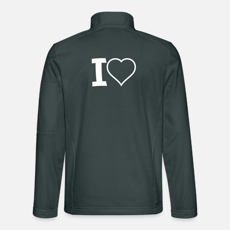 I Heart Unisex Softshell Jacket