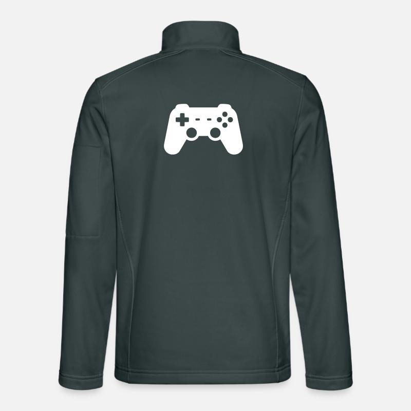 Controller Silhouette Icon Unisex Softshelljacke