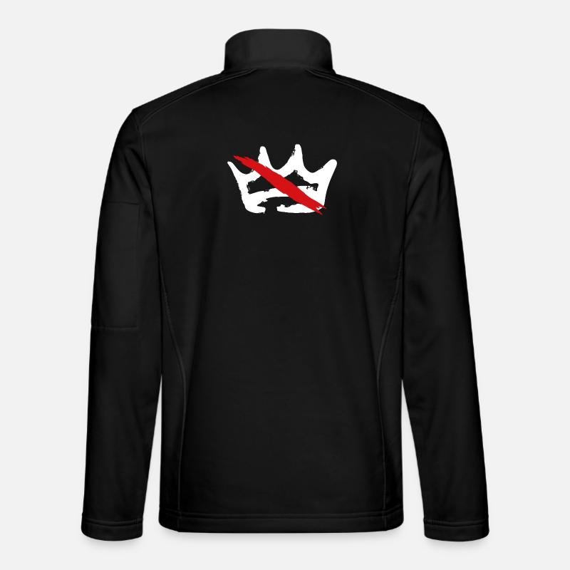 Kein König - Unisex Softshelljacke - Schwarz