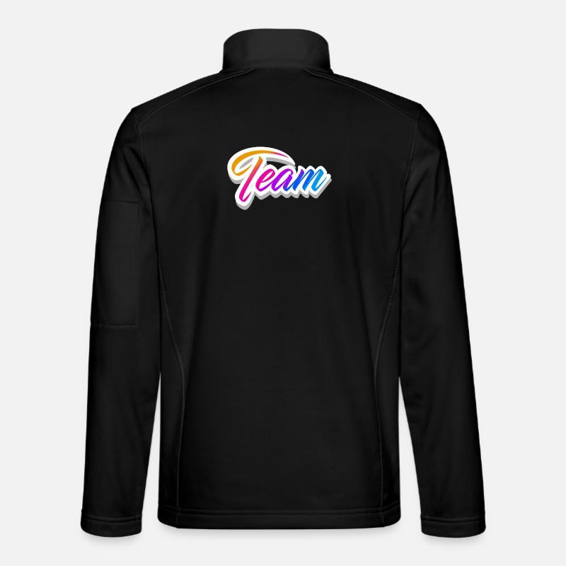 équipe - Veste en tissu softshell Unisexe - noir