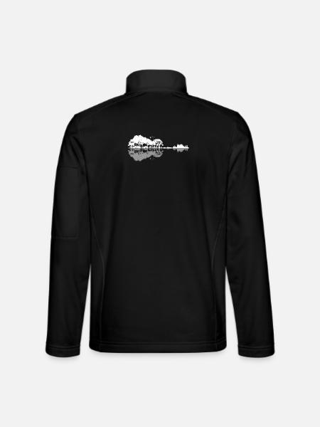 Guitar Nature Life - Unisex Softshell Jacket - black