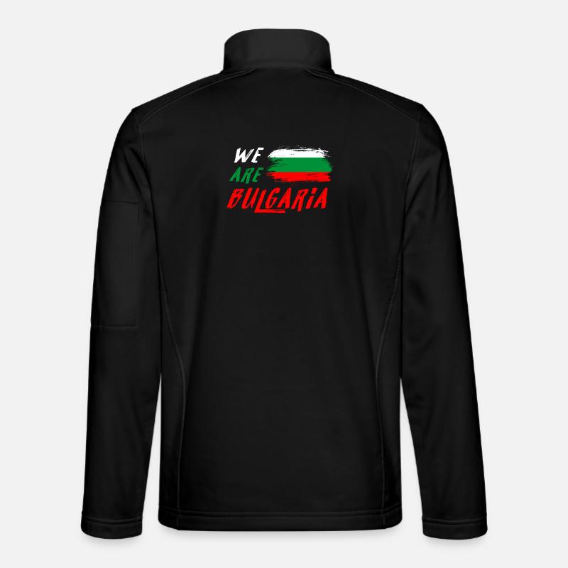 Nous sommes le drapeau de la Bulgarie Veste en tissu softshell Unisexe