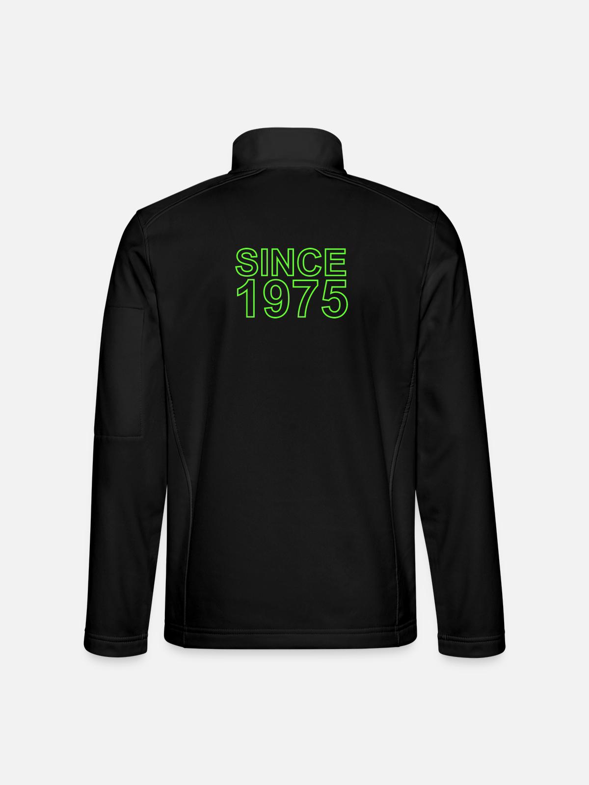 Since 1975 - Unisex Softshelljacke - Schwarz - Hinten