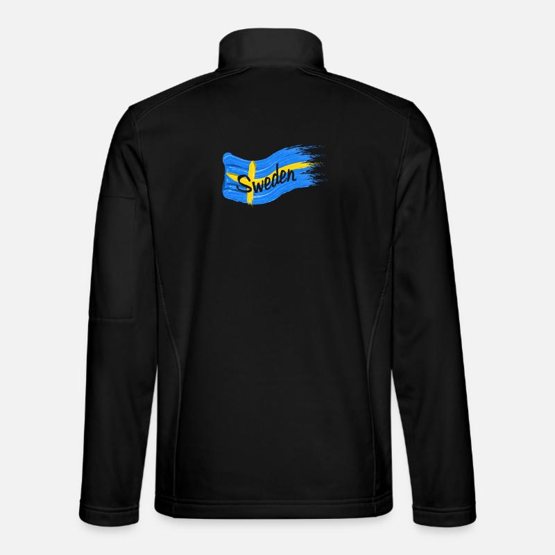 Swedish flag - Unisex Softshell Jacket - black