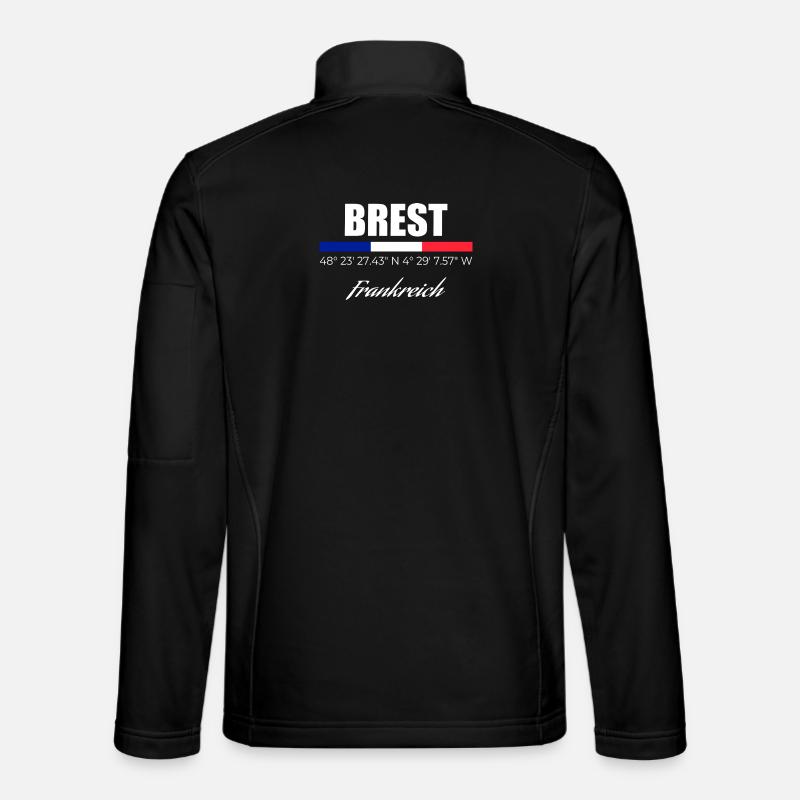 Brest - Unisex Softshelljacke - Schwarz