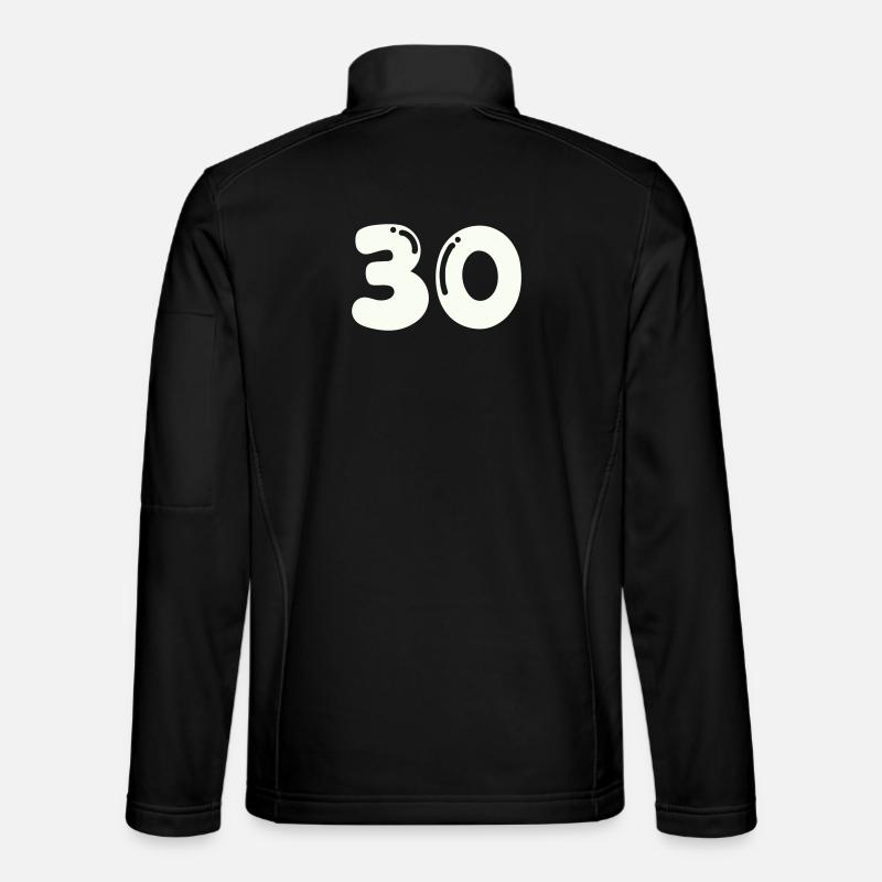 30 - Unisex Softshelljacke - Schwarz