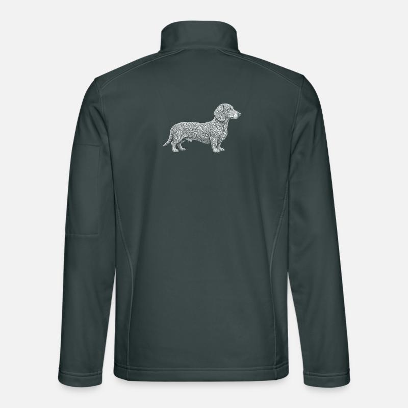 Dackel Unisex Softshelljacke