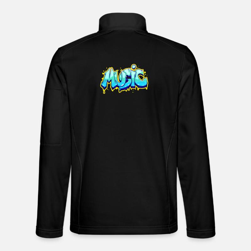 Music - Unisex Softshelljacke - Schwarz